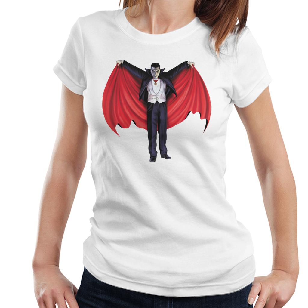 Dracula Cape Full Women's T-Shirt-ALL + EVERY