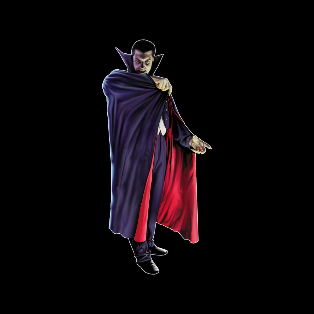 Dracula Cape Pose Women's Hooded Sweatshirt-ALL + EVERY