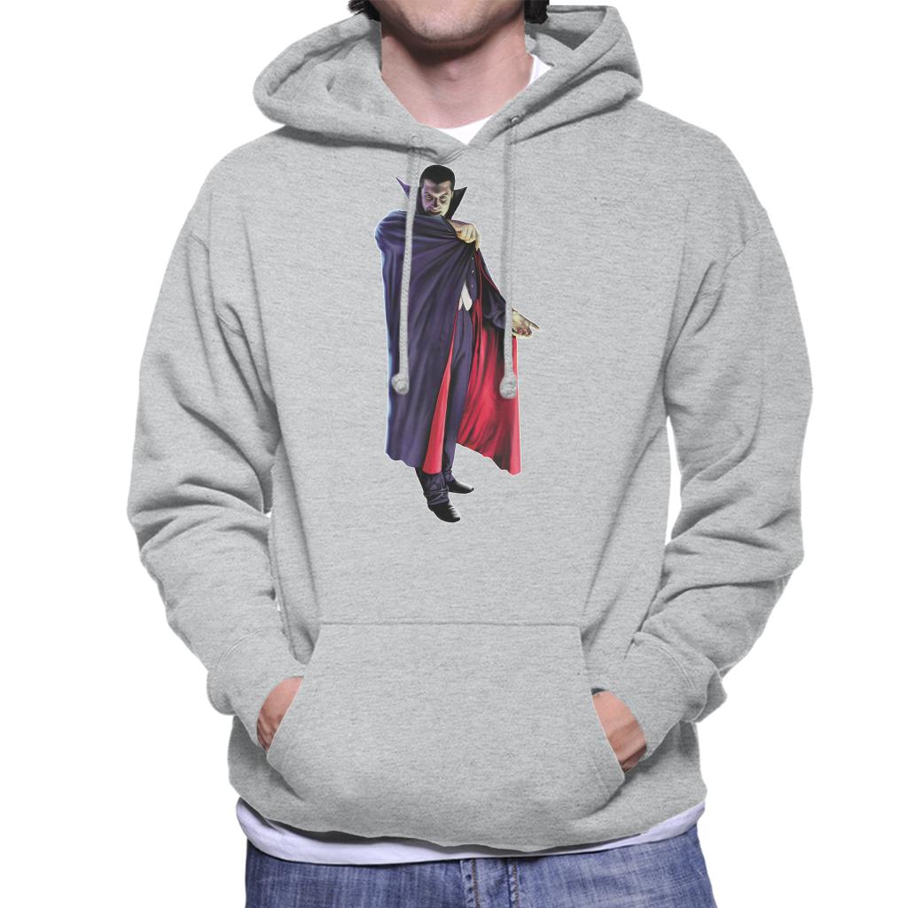 Dracula Cape Pose Men's Hooded Sweatshirt-ALL + EVERY