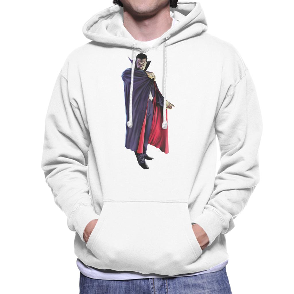 Dracula Cape Pose Men's Hooded Sweatshirt-ALL + EVERY