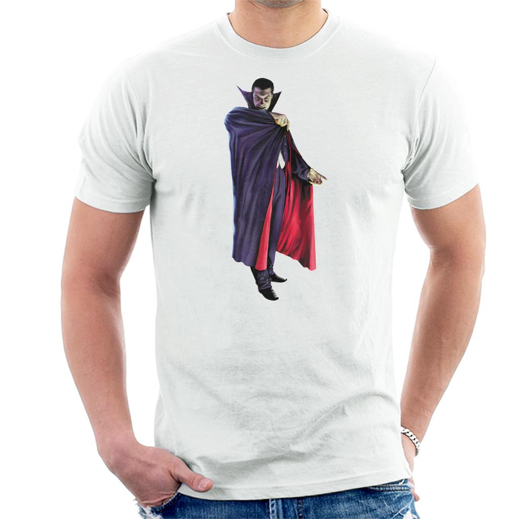 Dracula Cape Pose Men's T-Shirt-ALL + EVERY