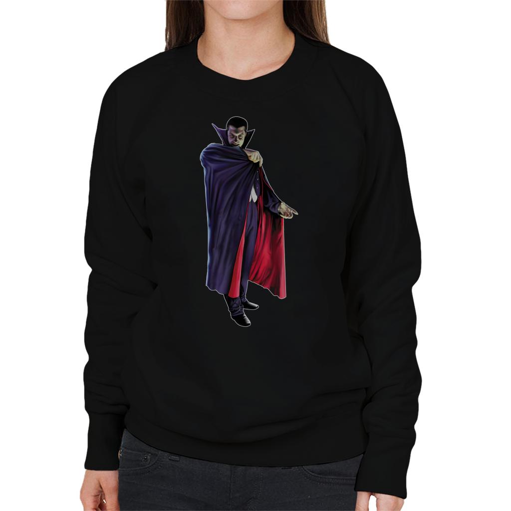 Dracula Cape Pose Women's Sweatshirt-ALL + EVERY