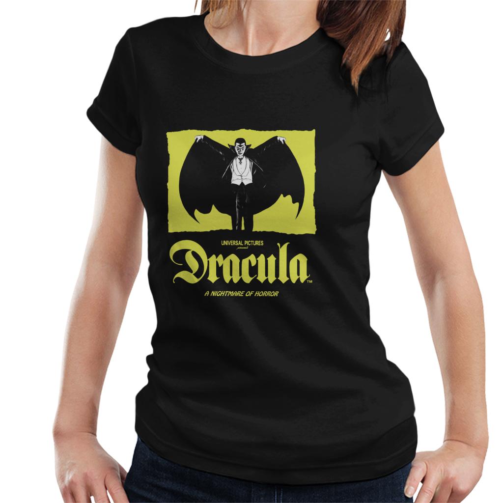 Dracula Nightmare Of Horror Women's T-Shirt-ALL + EVERY