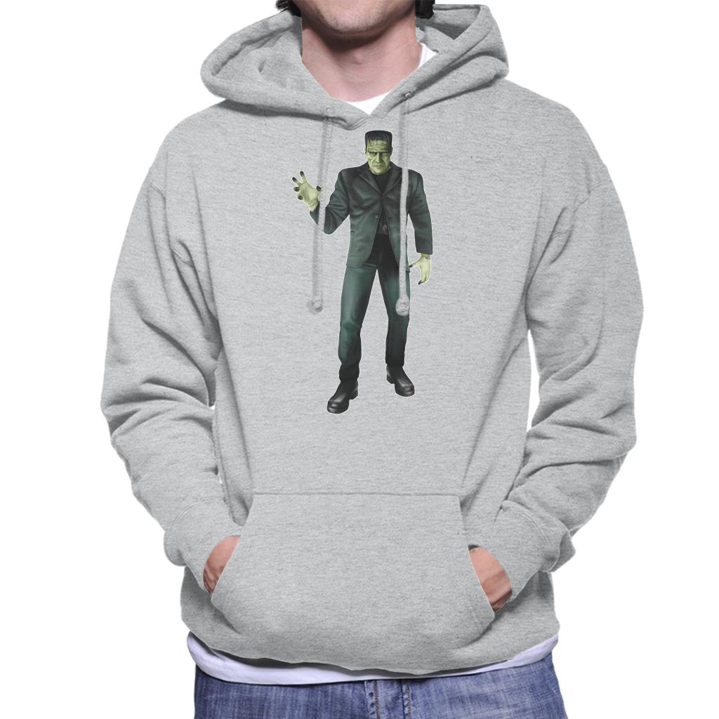 Frankenstein Monster Pose Men's Hooded Sweatshirt-ALL + EVERY