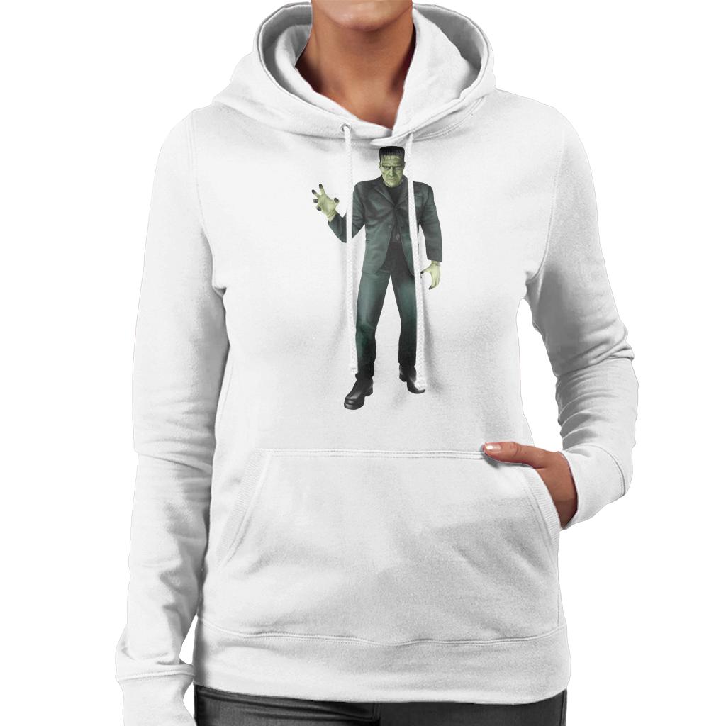 Frankenstein Monster Pose Women's Hooded Sweatshirt-ALL + EVERY