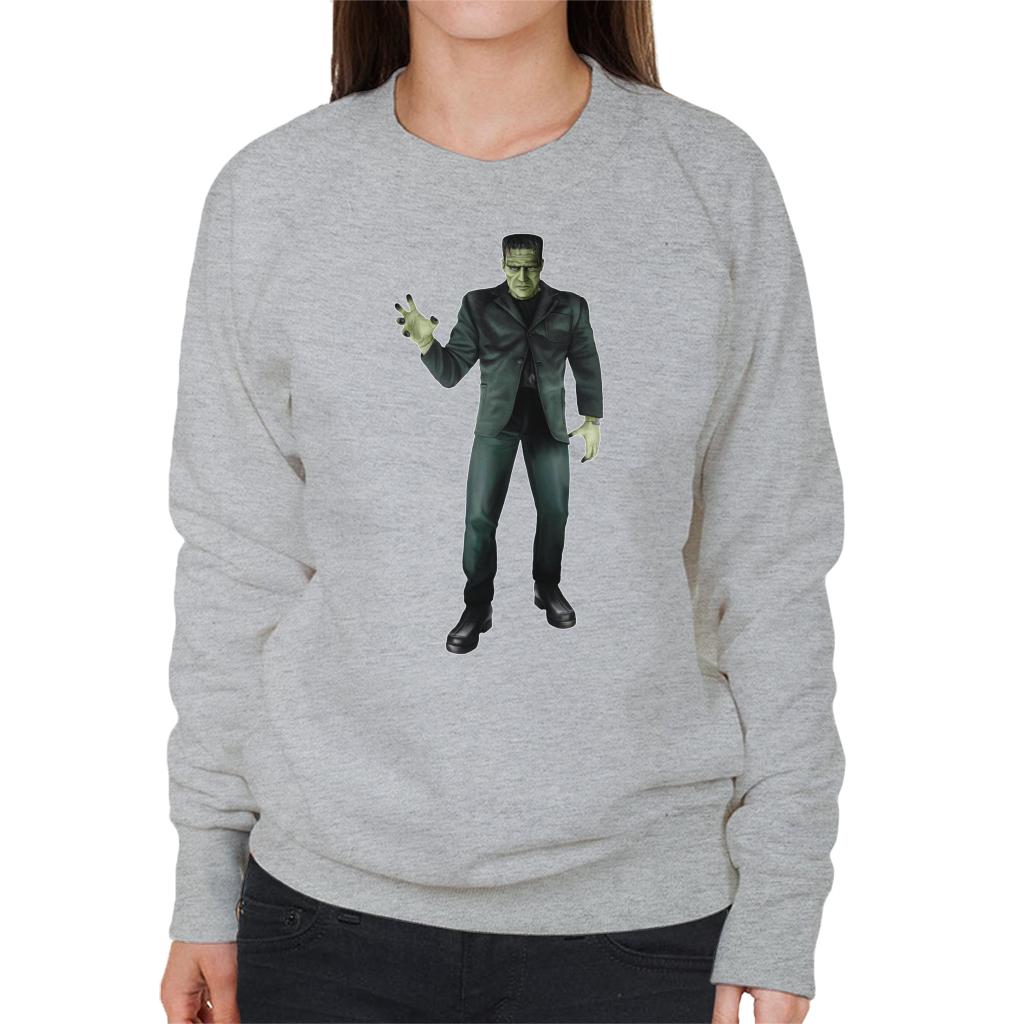 Frankenstein Monster Pose Women's Sweatshirt-ALL + EVERY