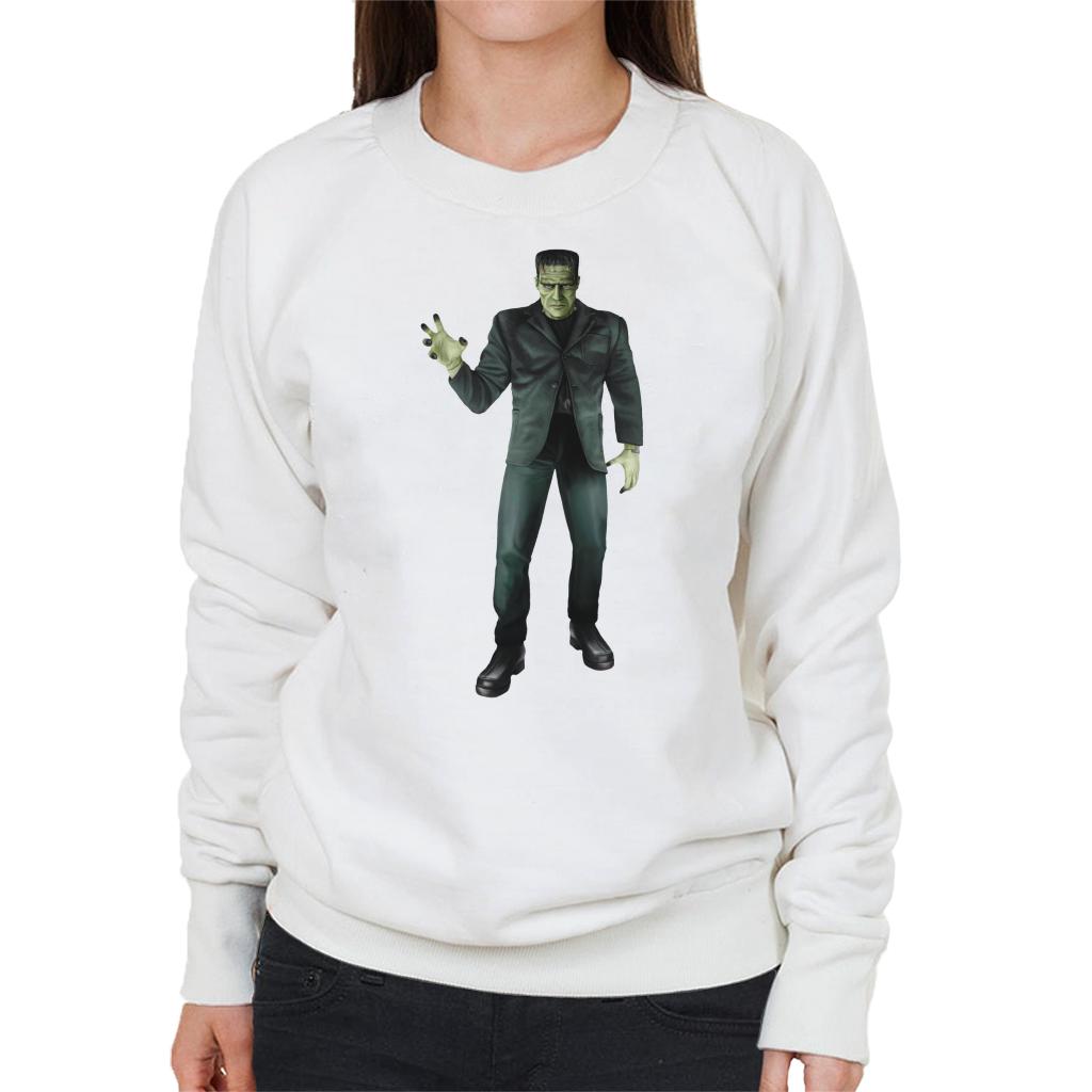 Frankenstein Monster Pose Women's Sweatshirt-ALL + EVERY