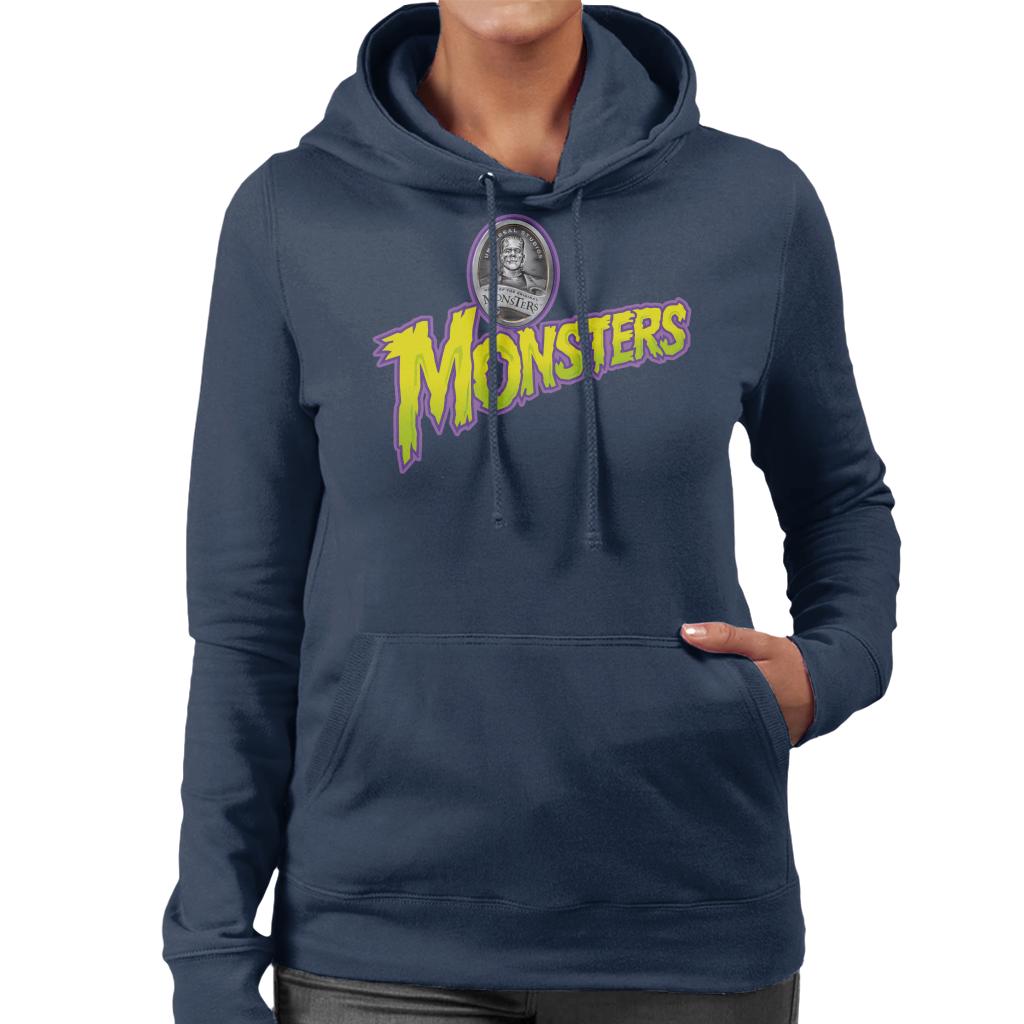 Frankenstein Universal Monsters Home Of The Original Women's Hooded Sweatshirt-ALL + EVERY