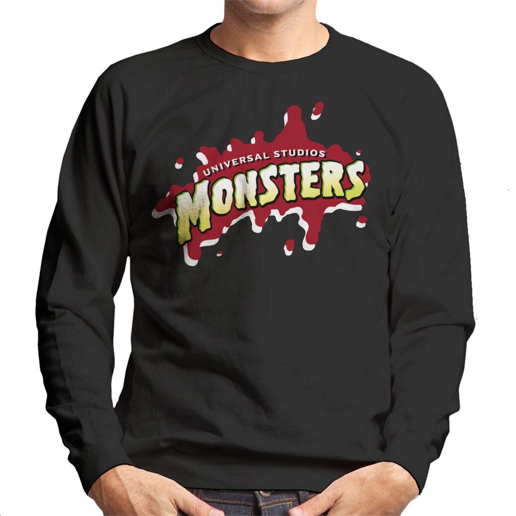 Universal Studio Monsters Blood Logo Men's Sweatshirt-ALL + EVERY