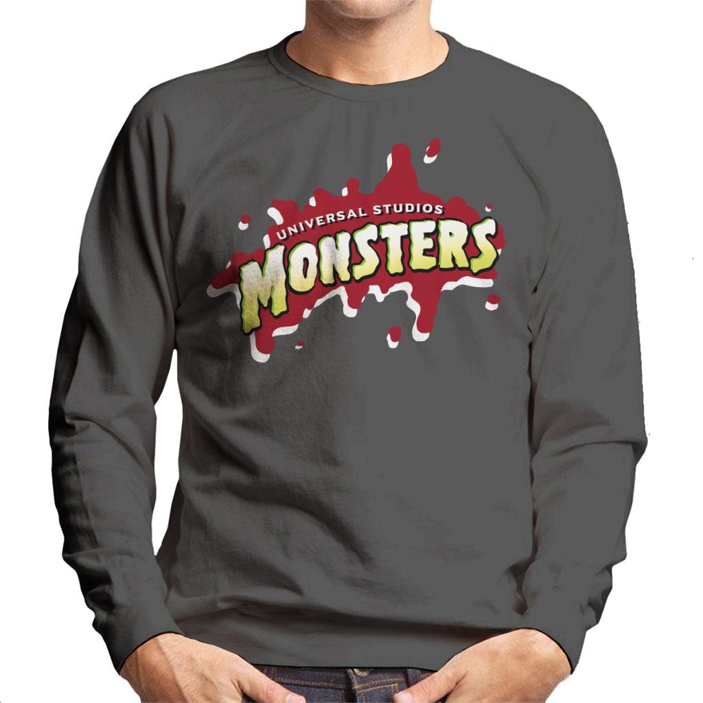 Universal Studio Monsters Blood Logo Men's Sweatshirt-ALL + EVERY