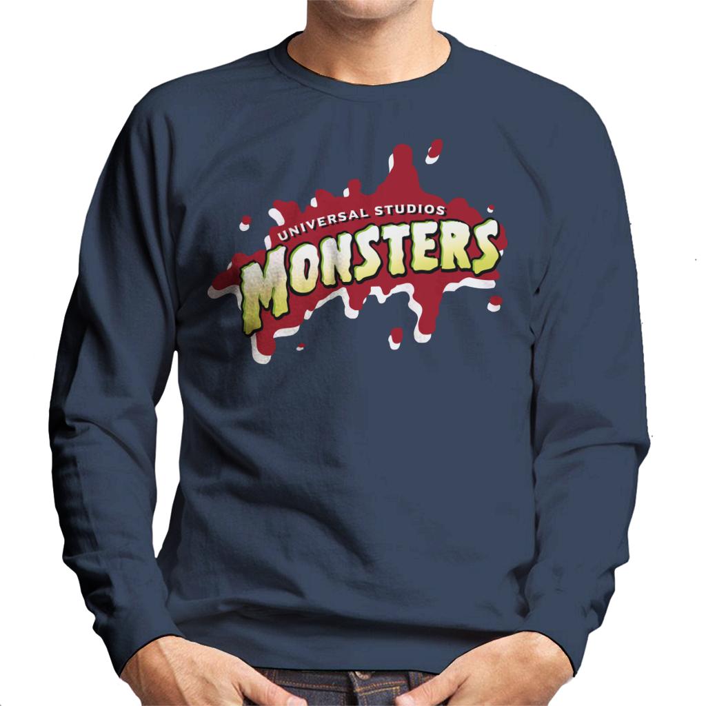 Universal Studio Monsters Blood Logo Men's Sweatshirt-ALL + EVERY