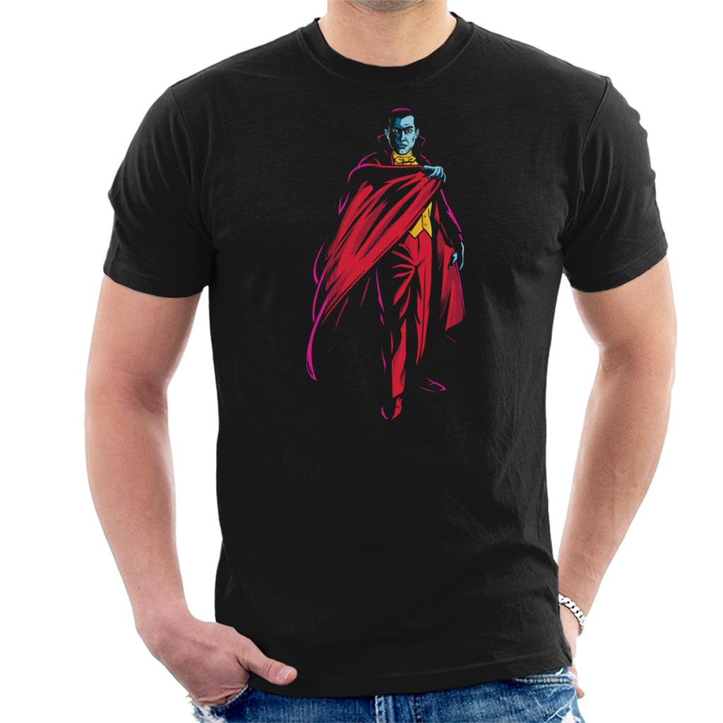 Dracula Cape Pose Dark Blood Illustration Men's T-Shirt-ALL + EVERY