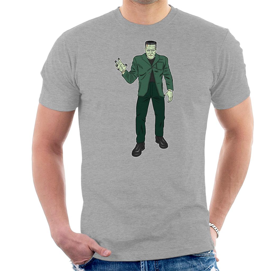 Frankenstein Monster Pose Illustration Men's T-Shirt-ALL + EVERY