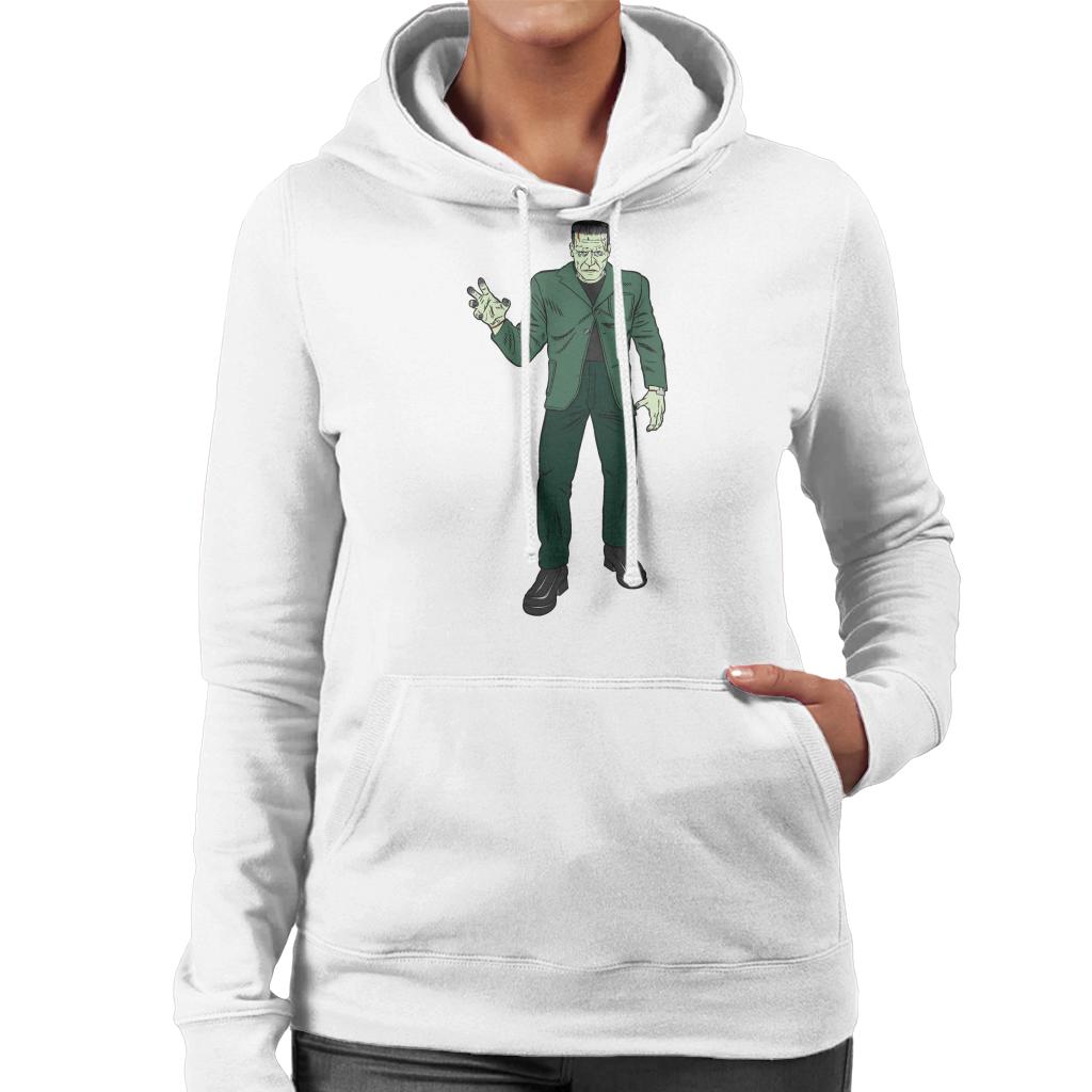 Frankenstein Monster Pose Illustration Women's Hooded Sweatshirt-ALL + EVERY