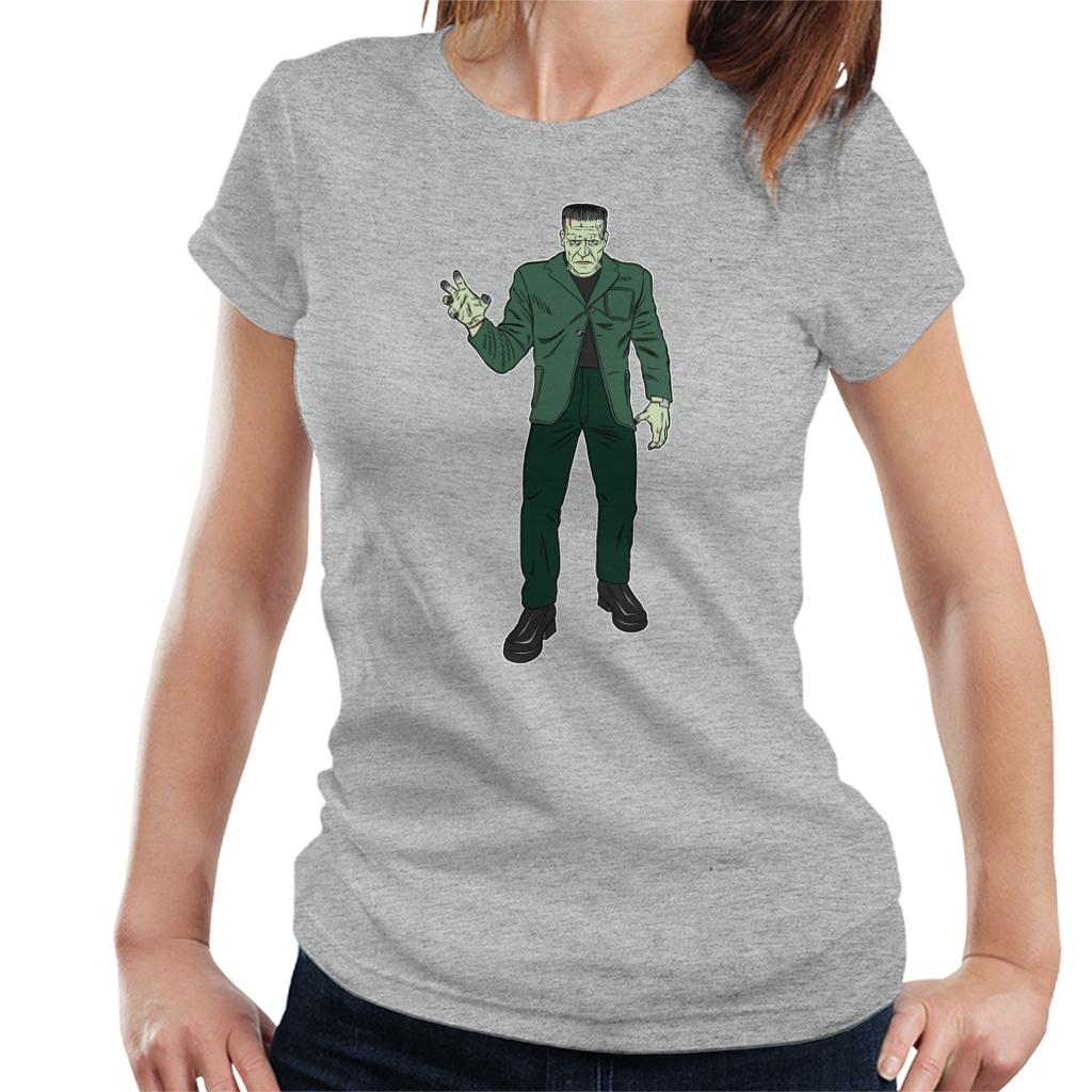 Frankenstein Monster Pose Illustration Women's T-Shirt-ALL + EVERY