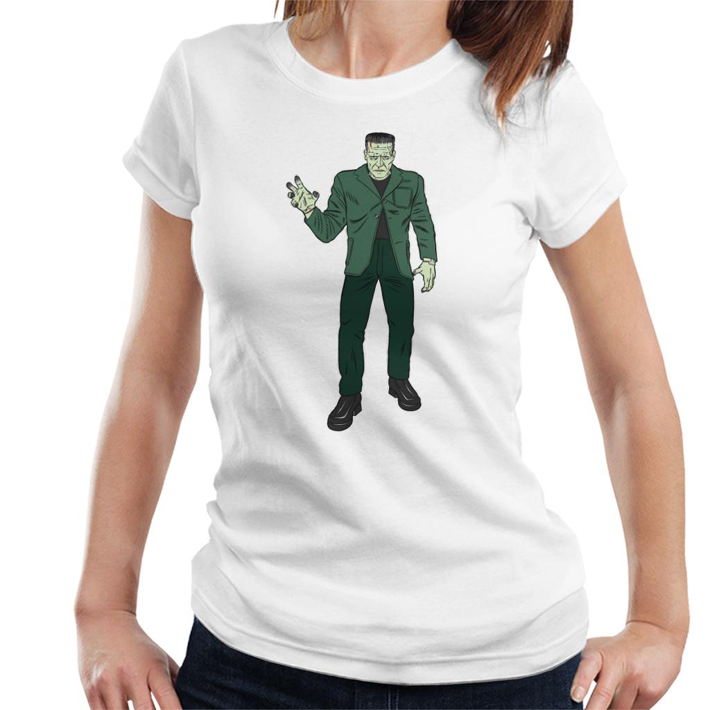 Frankenstein Monster Pose Illustration Women's T-Shirt-ALL + EVERY