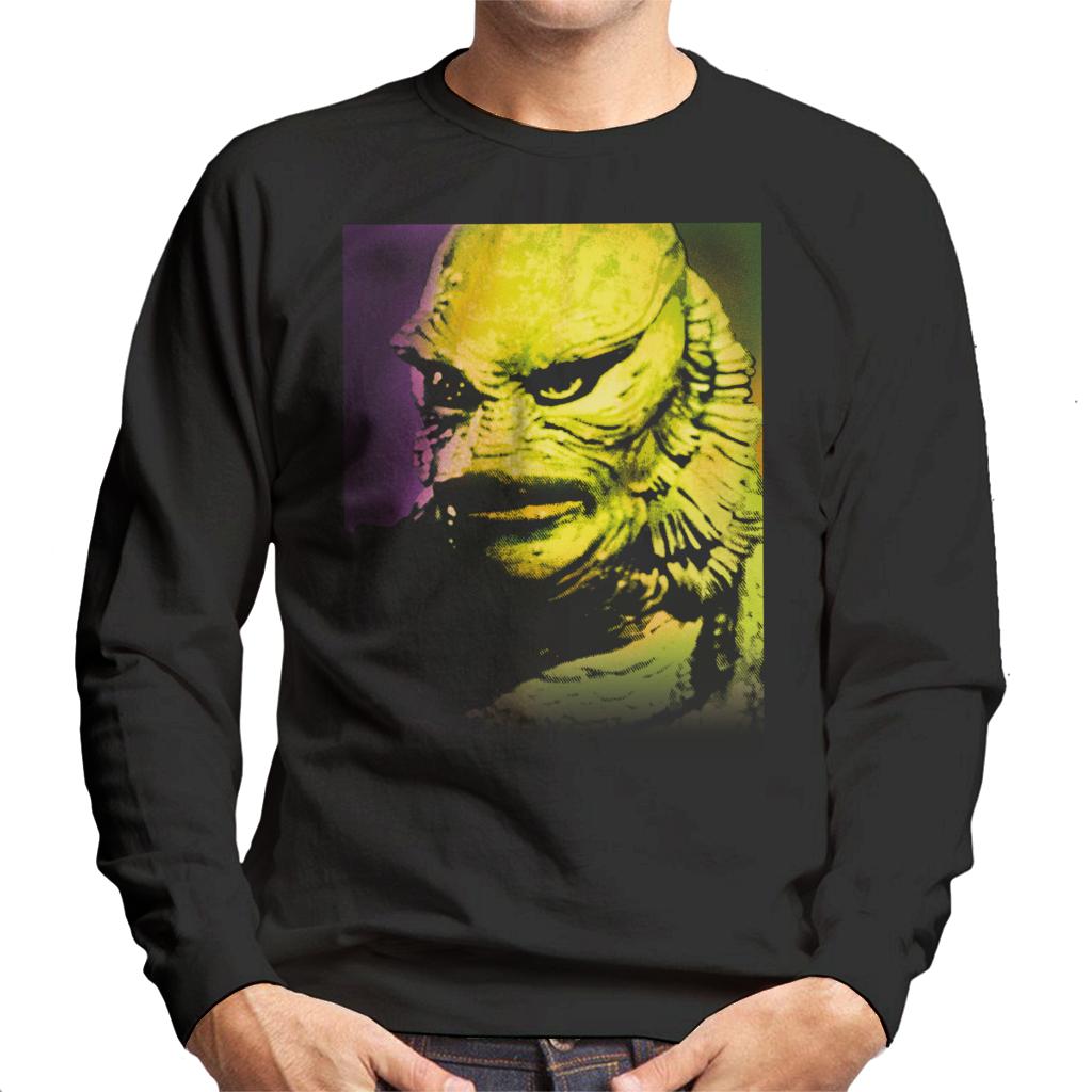 The Creature From The Black Lagoon Head Men's Sweatshirt-ALL + EVERY