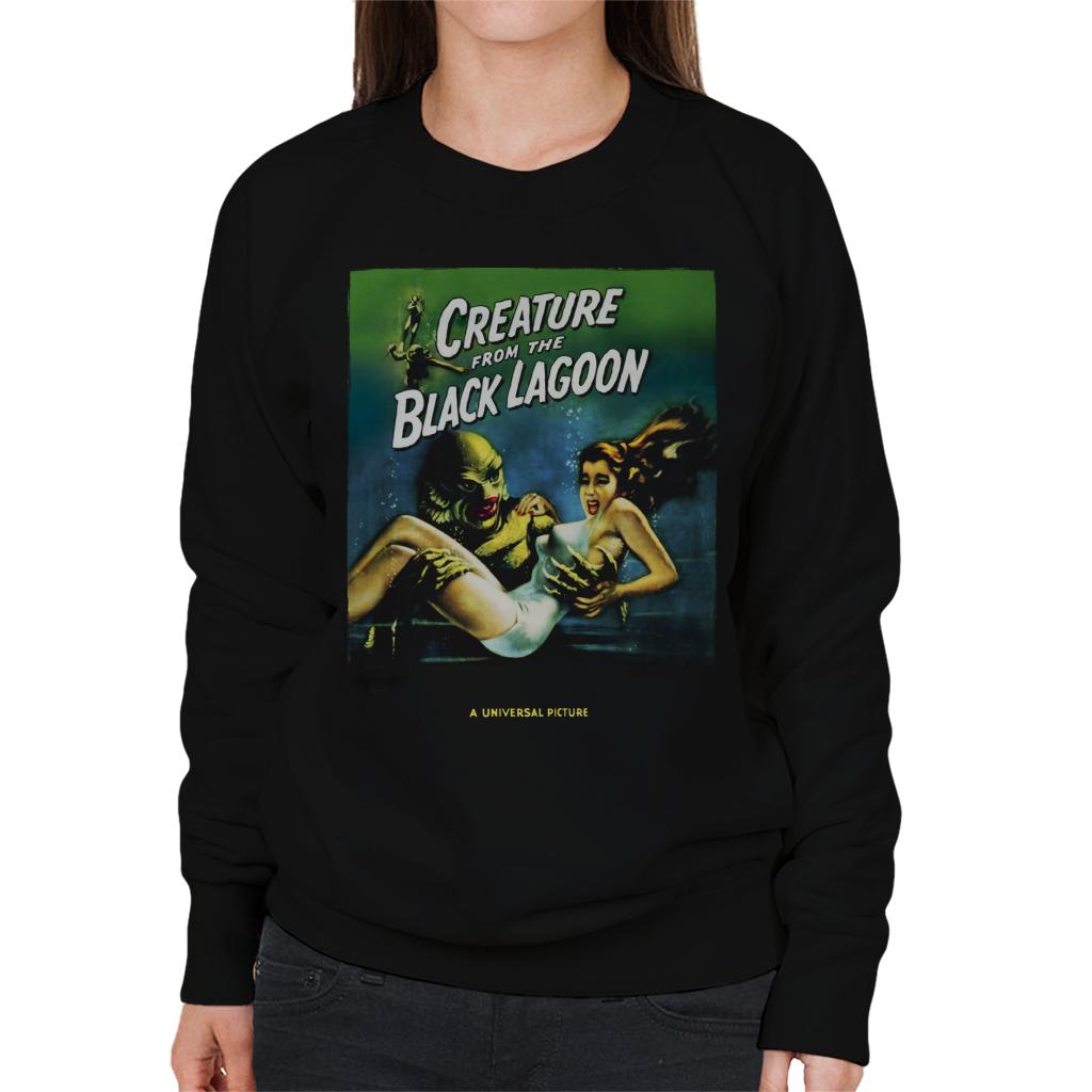 The Creature From The Black Lagoon Carrying Kay Women's Sweatshirt-ALL + EVERY