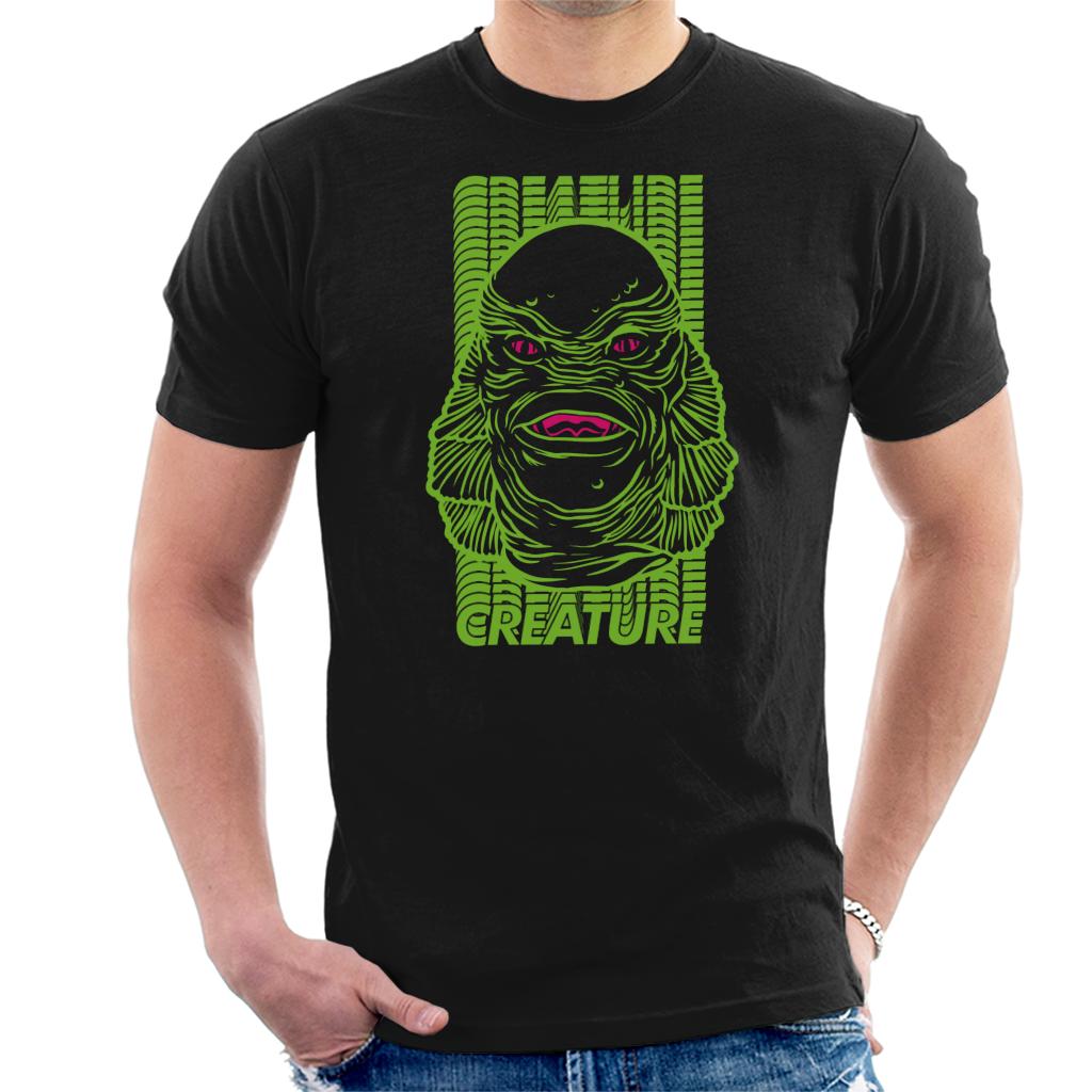 The Creature From The Black Lagoon Head Illustration Men's T-Shirt-ALL + EVERY