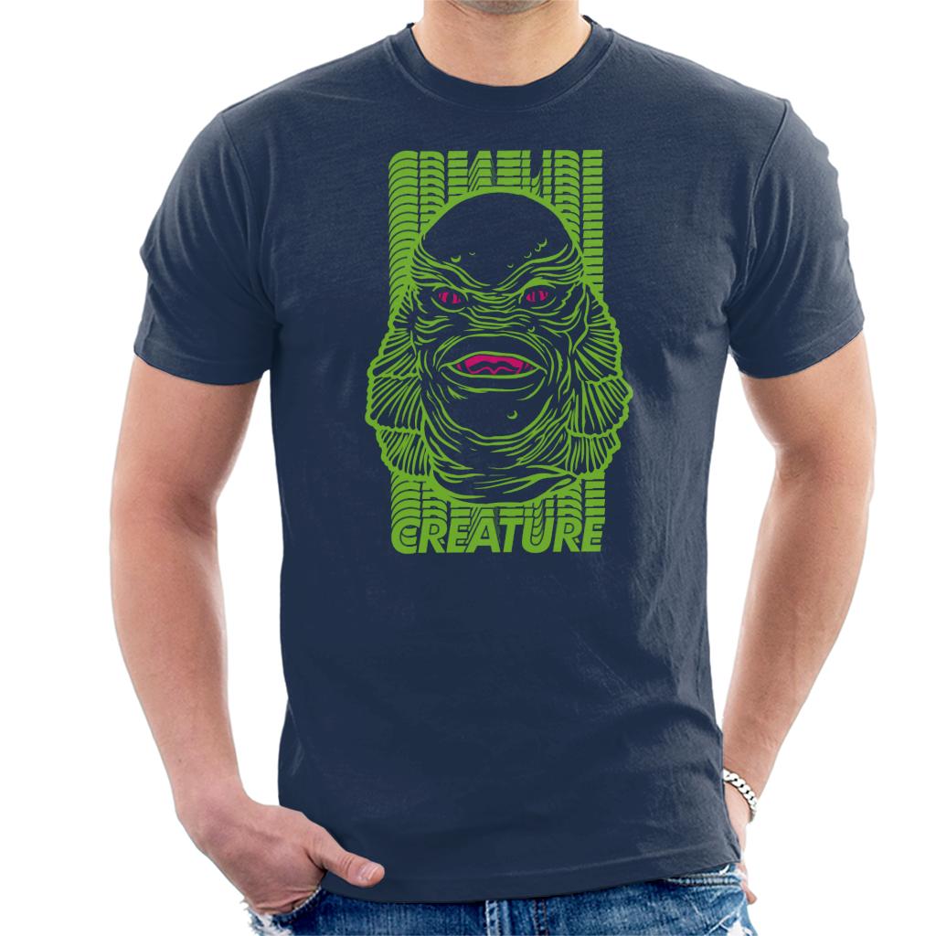 The Creature From The Black Lagoon Head Illustration Men's T-Shirt-ALL + EVERY