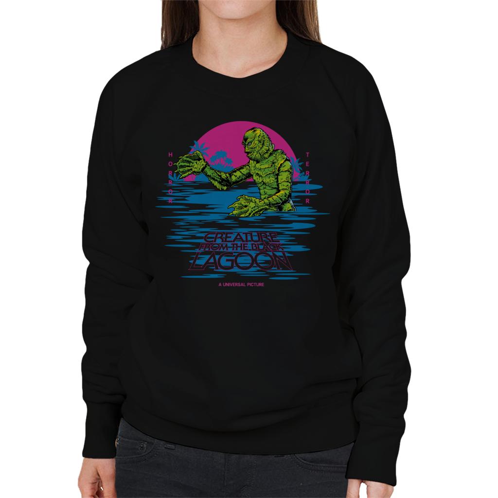 The Creature From The Black Lagoon Horror Terror Women's Sweatshirt-ALL + EVERY