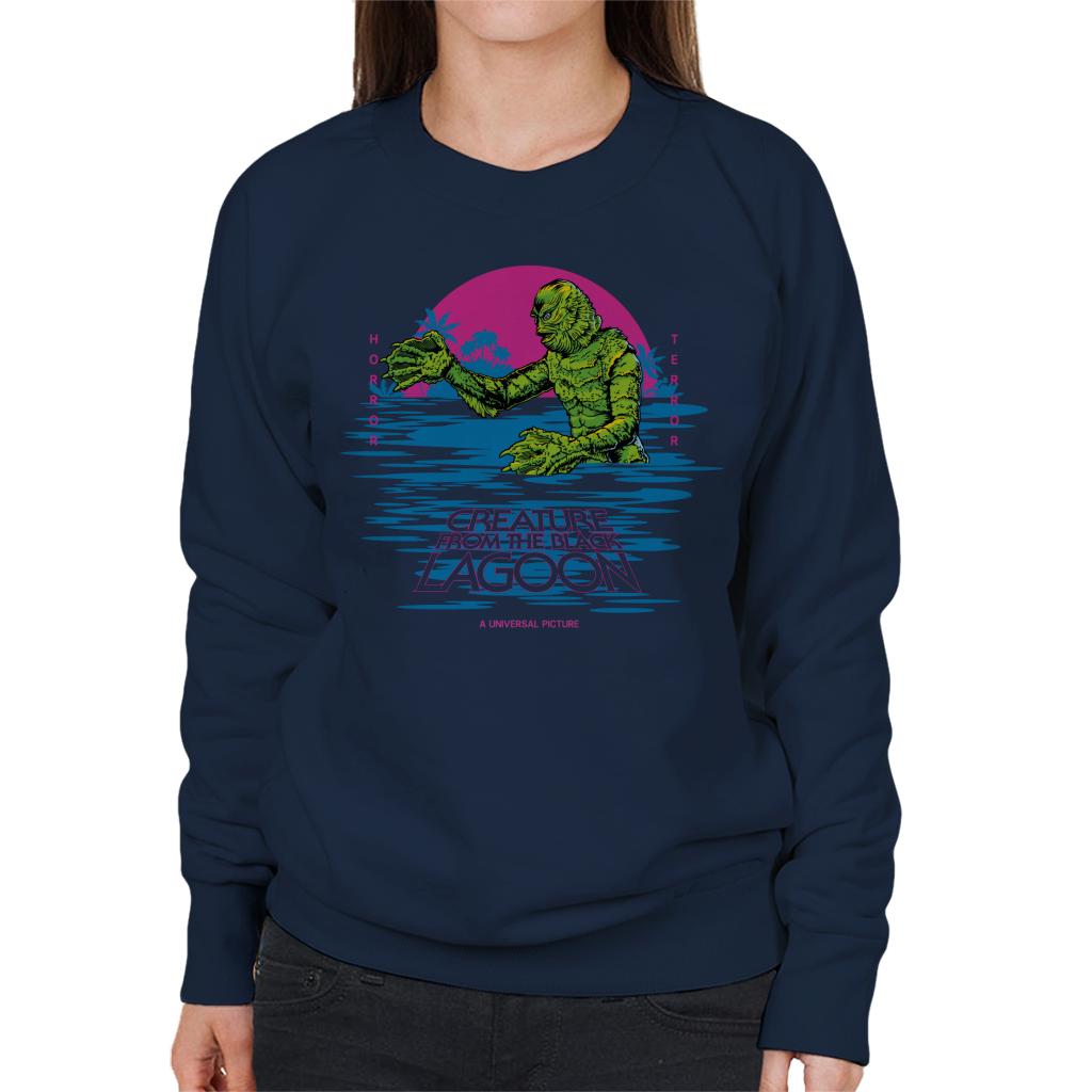 The Creature From The Black Lagoon Horror Terror Women's Sweatshirt-ALL + EVERY