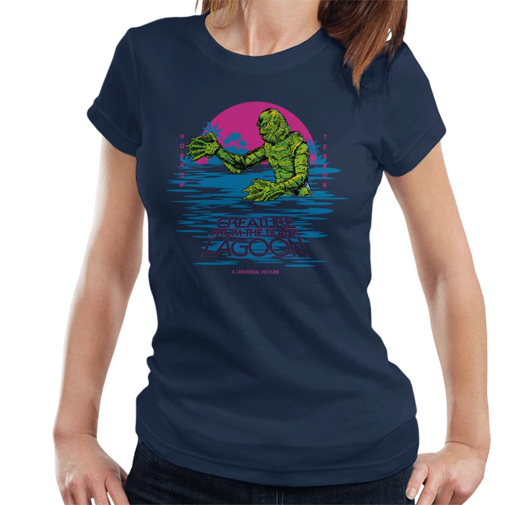 The Creature From The Black Lagoon Horror Terror Women's T-Shirt-ALL + EVERY