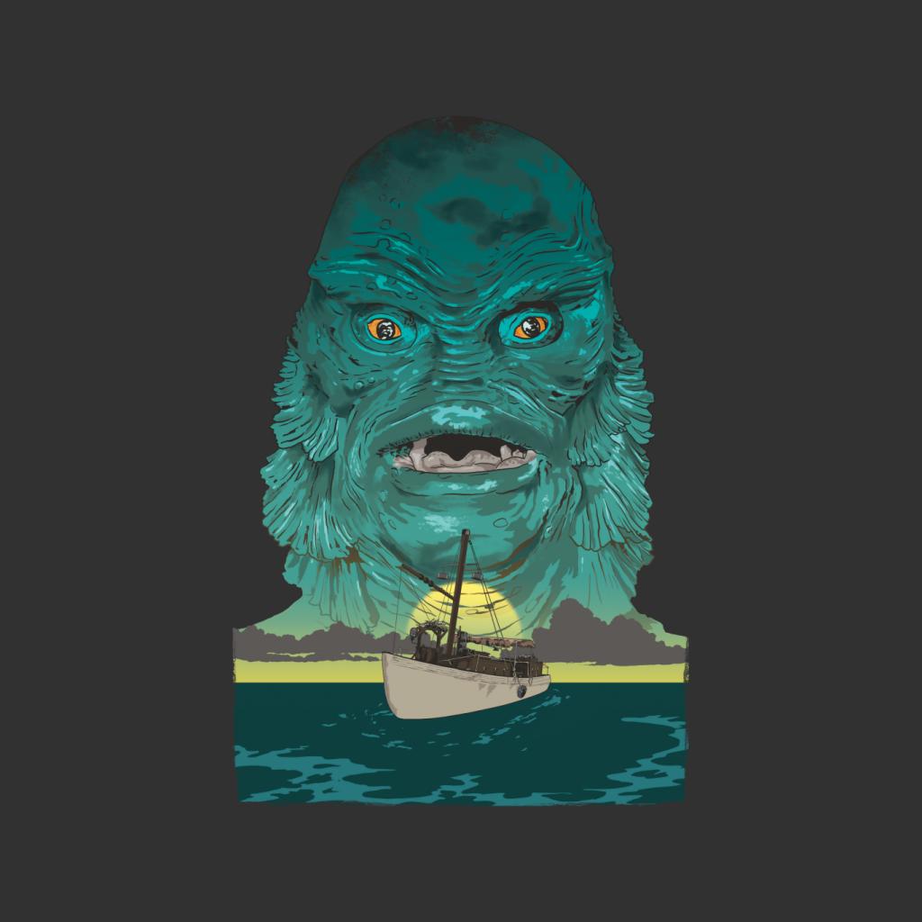The Creature From The Black Lagoon Demon Head Boat Women's T-Shirt-ALL + EVERY