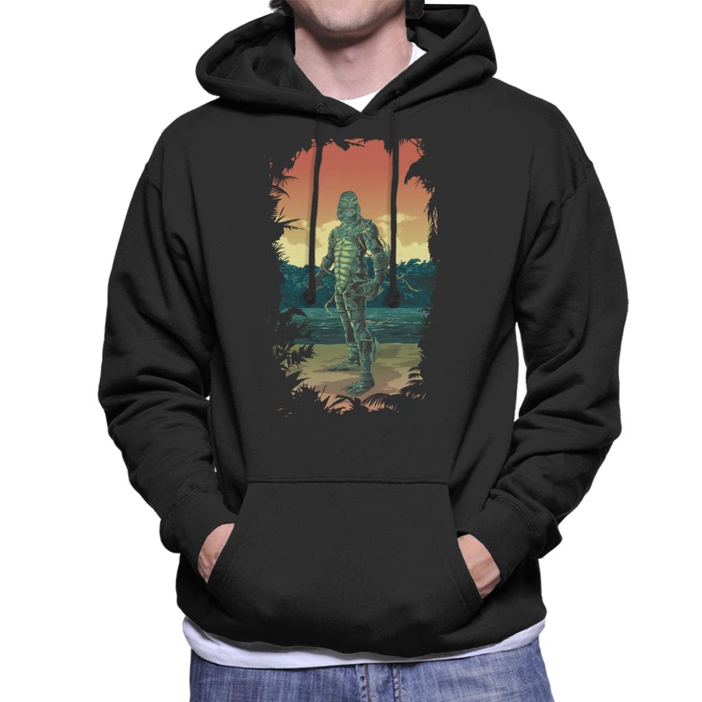 The Creature From The Black Lagoon Full Body Seaweed Men's Hooded Sweatshirt-ALL + EVERY