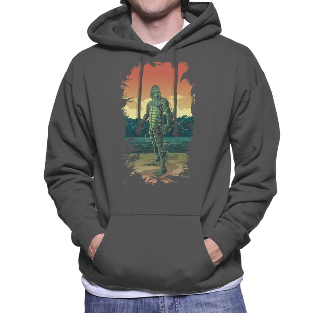 The Creature From The Black Lagoon Full Body Seaweed Men's Hooded Sweatshirt-ALL + EVERY