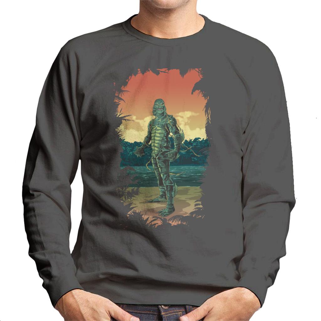 The Creature From The Black Lagoon Full Body Seaweed Men's Sweatshirt-ALL + EVERY