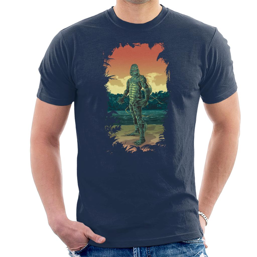 The Creature From The Black Lagoon Full Body Seaweed Men's T-Shirt-ALL + EVERY