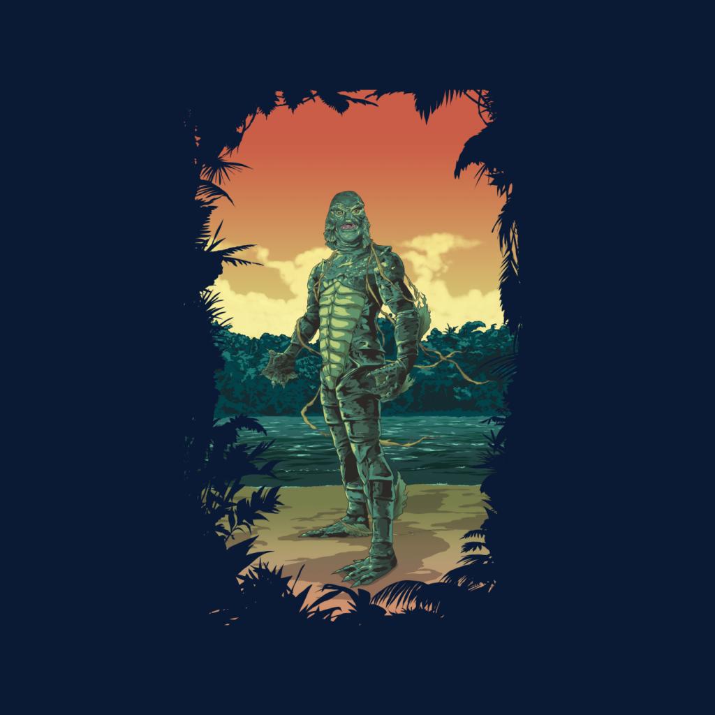 The Creature From The Black Lagoon Full Body Seaweed Men's T-Shirt-ALL + EVERY