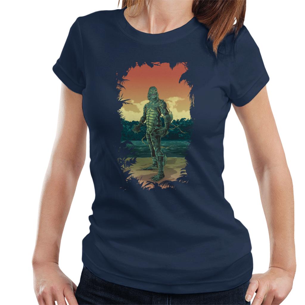 The Creature From The Black Lagoon Full Body Seaweed Women's T-Shirt-ALL + EVERY