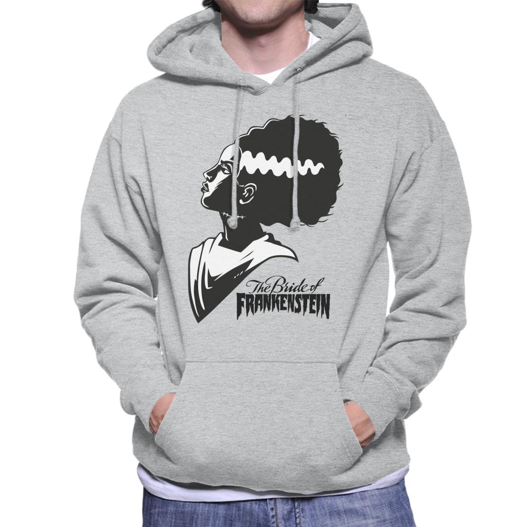 Bride Of Frankenstein Silhouette Men's Hooded Sweatshirt-ALL + EVERY