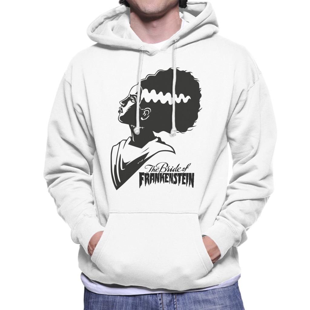 Bride Of Frankenstein Silhouette Men's Hooded Sweatshirt-ALL + EVERY