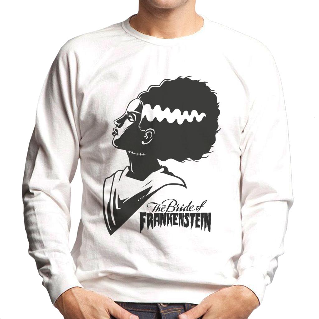 Bride Of Frankenstein Silhouette Men's Sweatshirt-ALL + EVERY