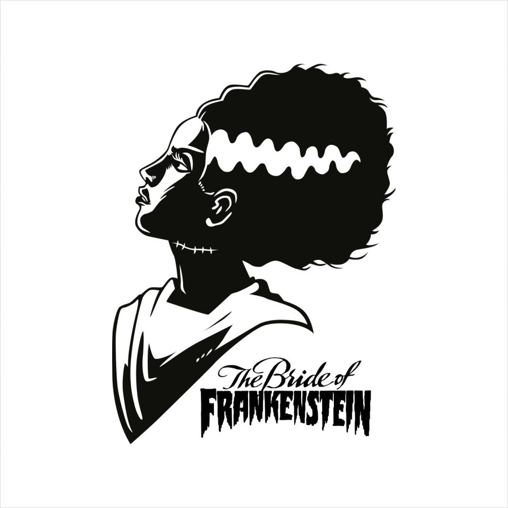 Bride Of Frankenstein Silhouette Men's T-Shirt-ALL + EVERY