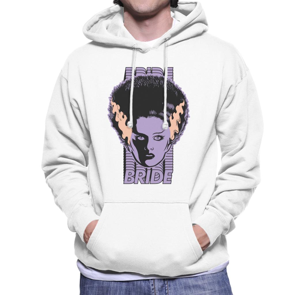 Bride Of Frankenstein Character Head Men's Hooded Sweatshirt-ALL + EVERY