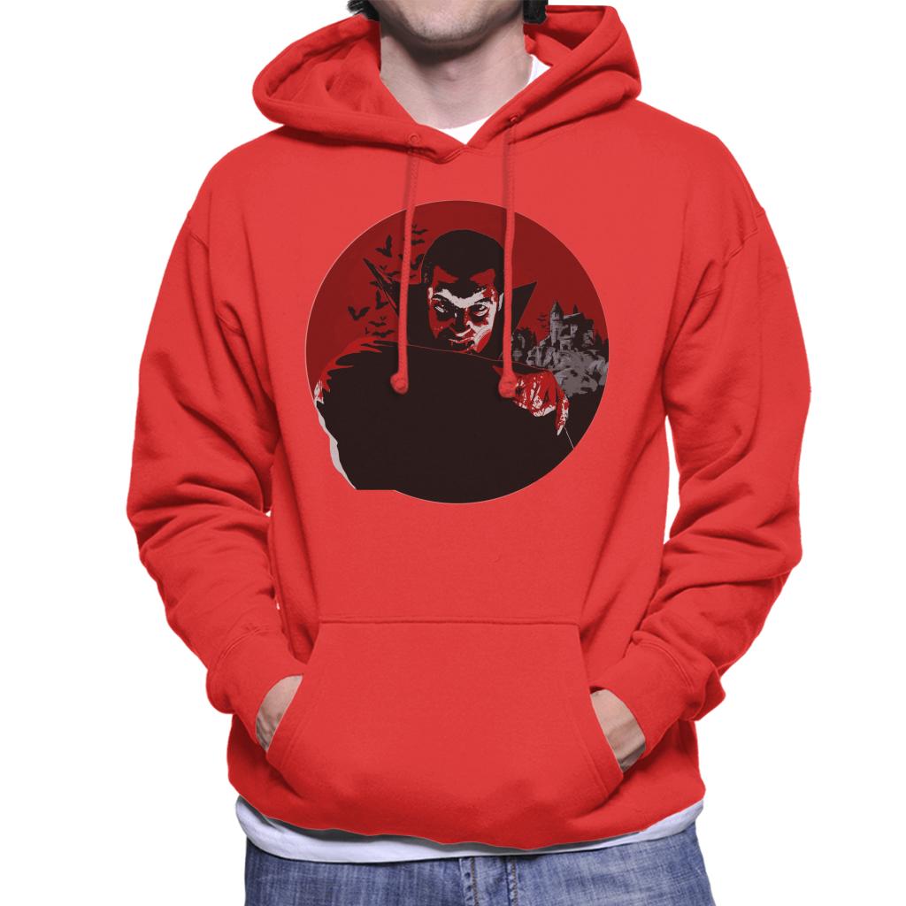 Dracula Thirsty For Blood Men's Hooded Sweatshirt-ALL + EVERY