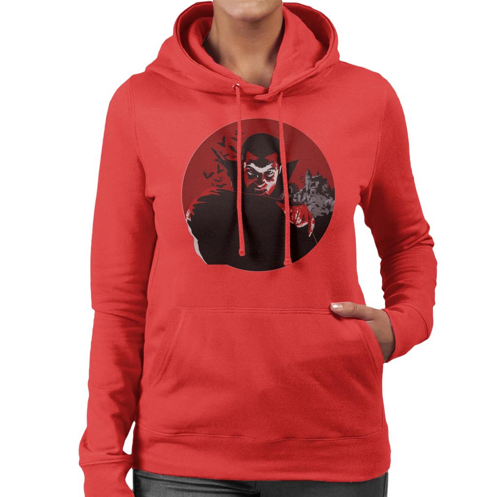 Dracula Thirsty For Blood Women's Hooded Sweatshirt-ALL + EVERY