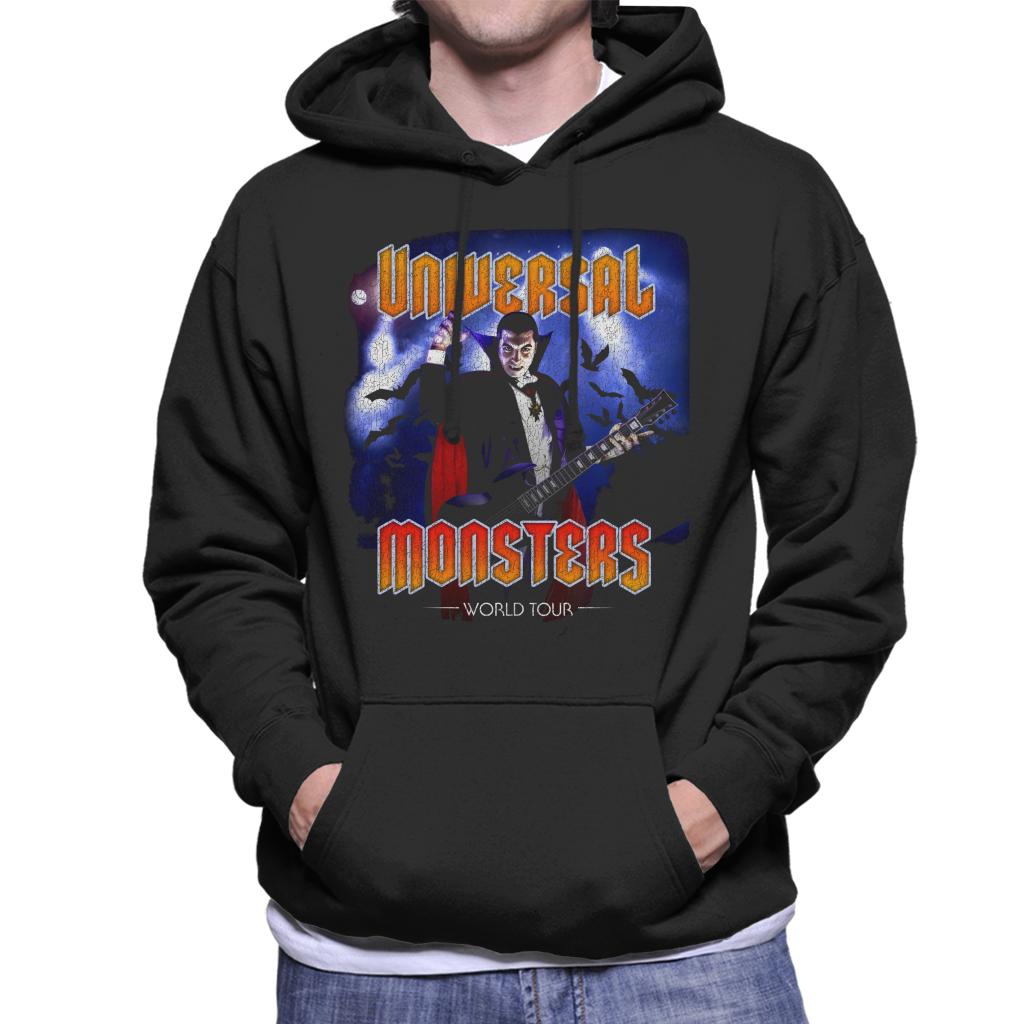 Universal Studios Monsters Dracula On Tour Men's Hooded Sweatshirt-ALL + EVERY