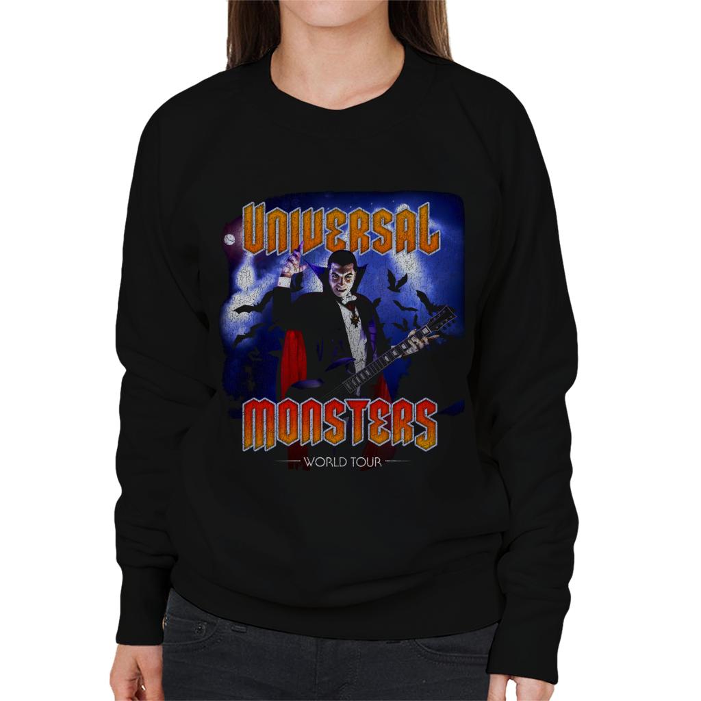 Universal Studios Monsters Dracula On Tour Women's Sweatshirt-ALL + EVERY