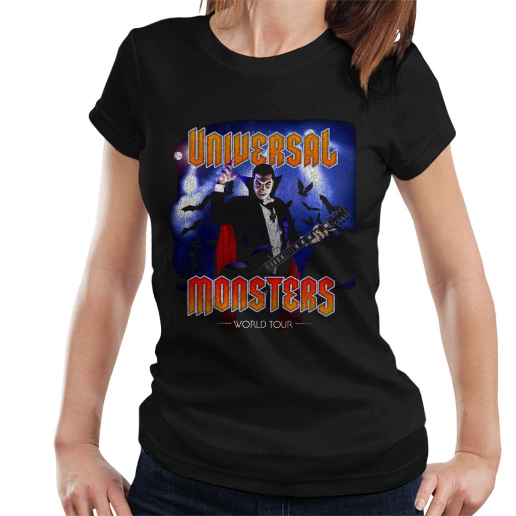 Universal Studios Monsters Dracula On Tour Women's T-Shirt-ALL + EVERY