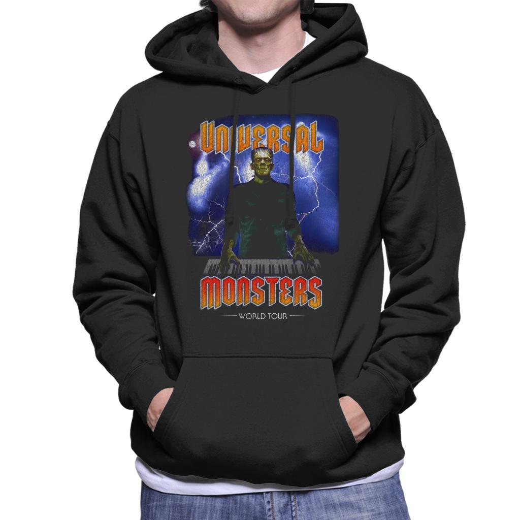 Universal Studios Monsters Frankenstein On Tour Men's Hooded Sweatshirt-ALL + EVERY