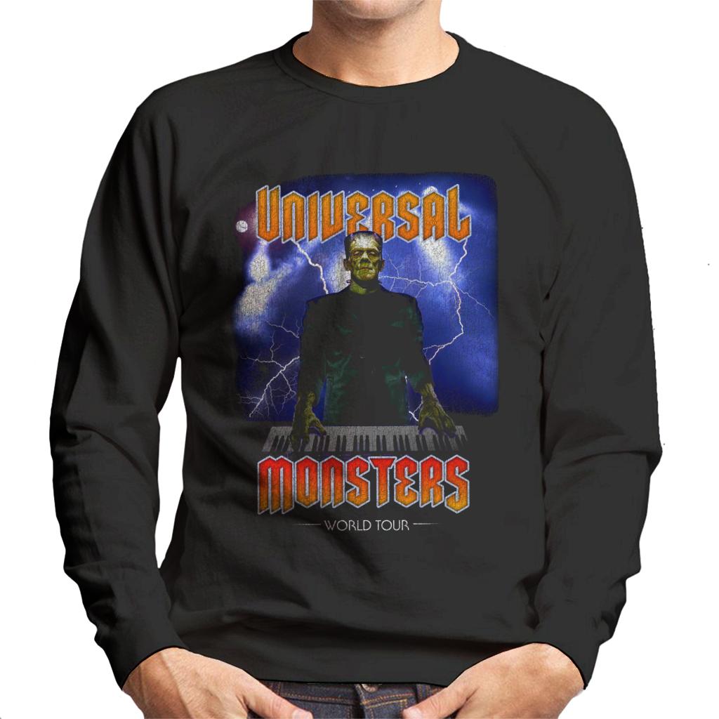 Universal Studios Monsters Frankenstein On Tour Men's Sweatshirt-ALL + EVERY