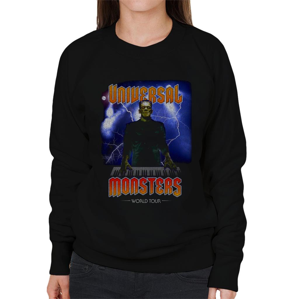 Universal Studios Monsters Frankenstein On Tour Women's Sweatshirt-ALL + EVERY