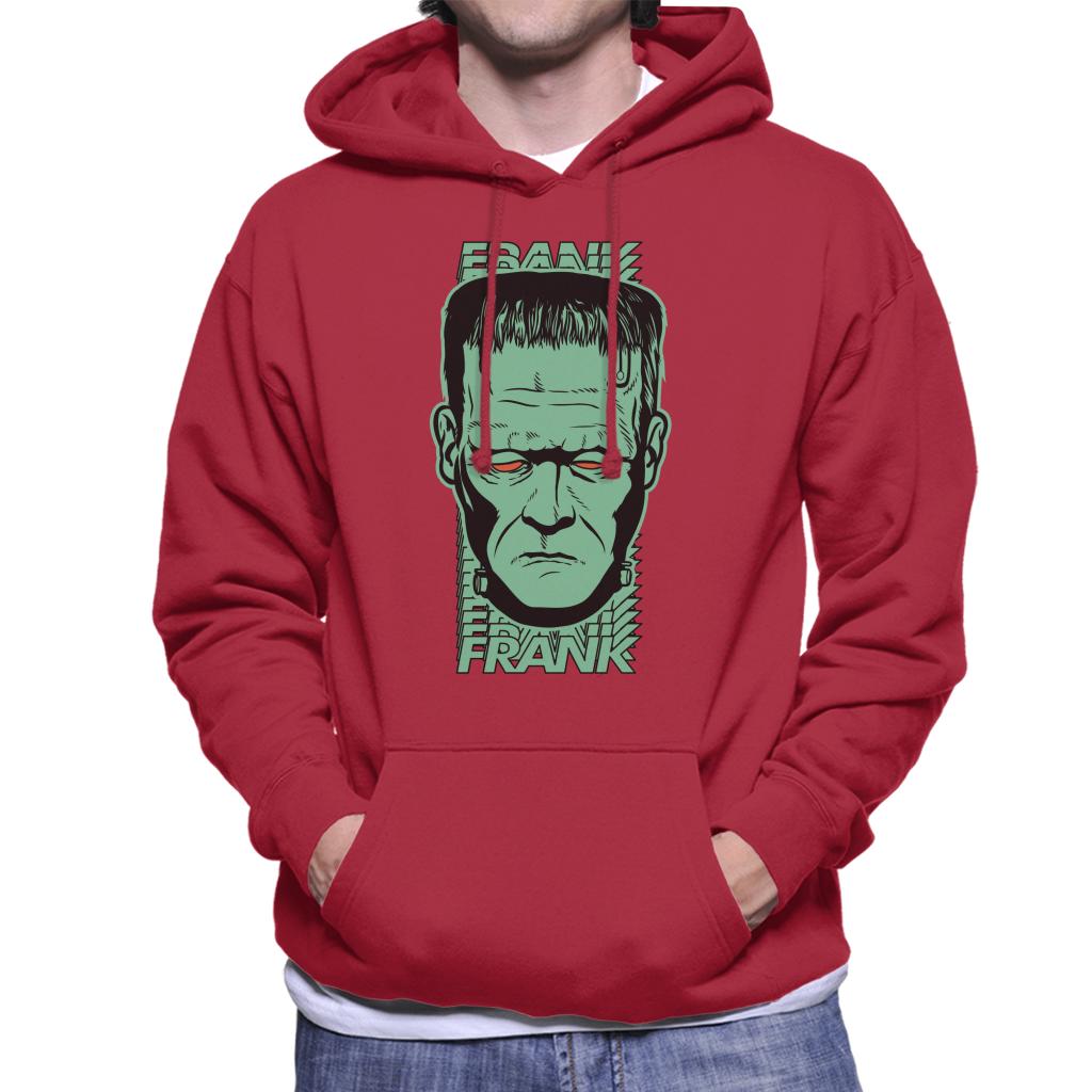 Frankenstein Frank Red Eyes Men's Hooded Sweatshirt-ALL + EVERY