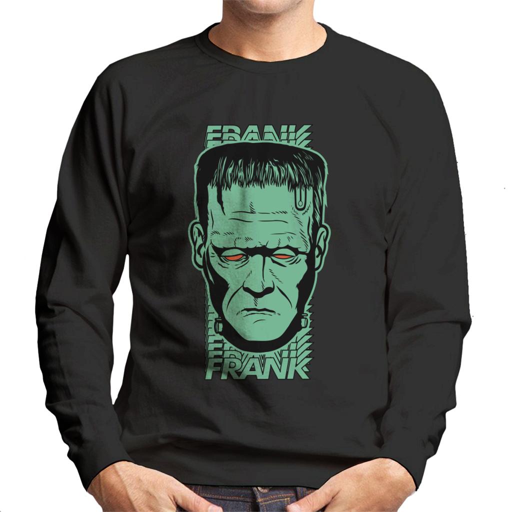 Frankenstein Frank Red Eyes Men's Sweatshirt-ALL + EVERY