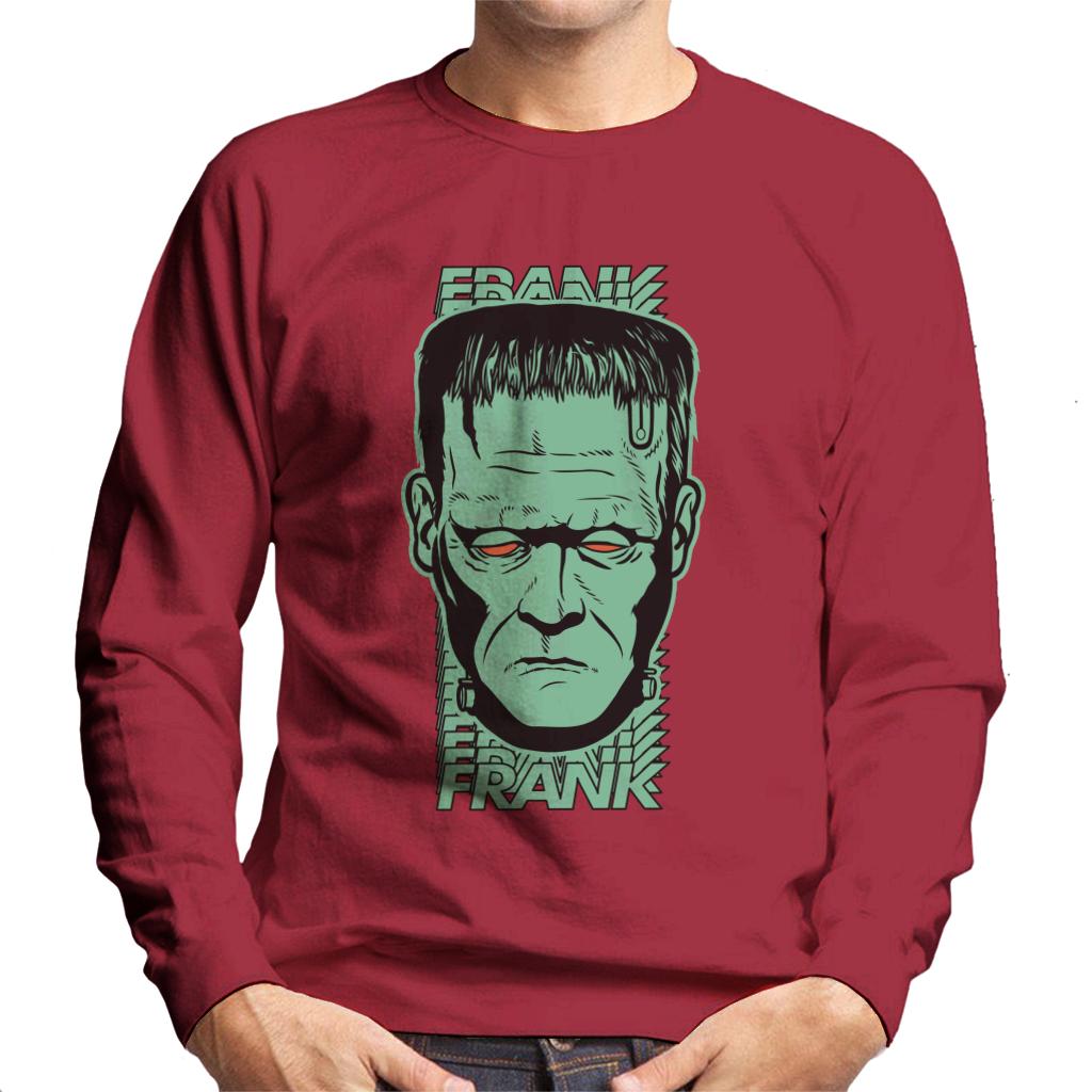 Frankenstein Frank Red Eyes Men's Sweatshirt-ALL + EVERY